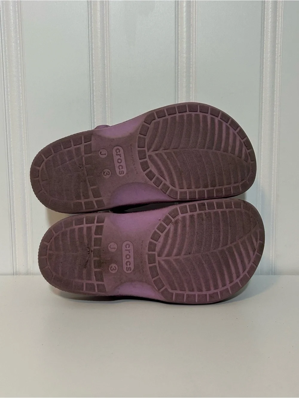 CROCS Kids' Glitter Clog in Lavender Purple